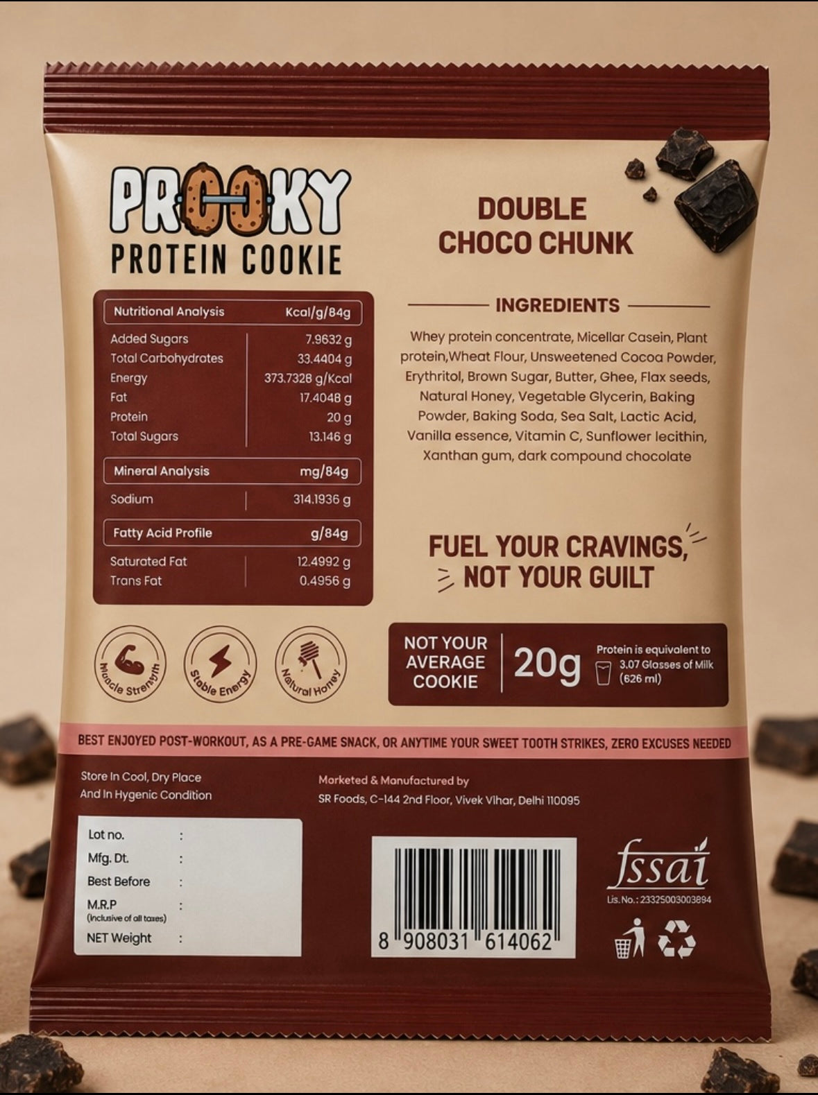 Double Choco Chunk Cookie