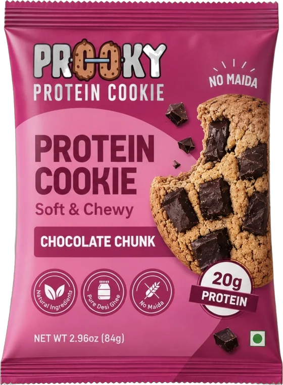 Prooky Chocolate Chunk protein cookie