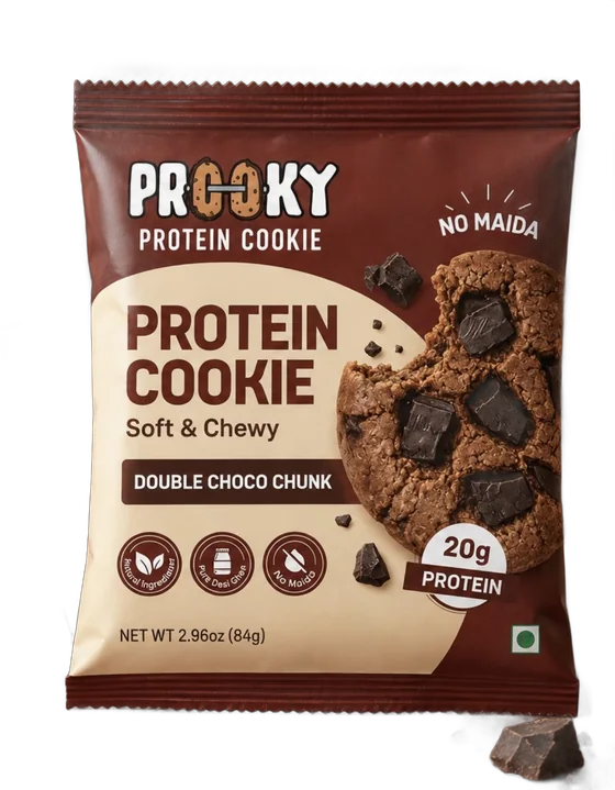 Prooky Double Choco Chunk protein cookie