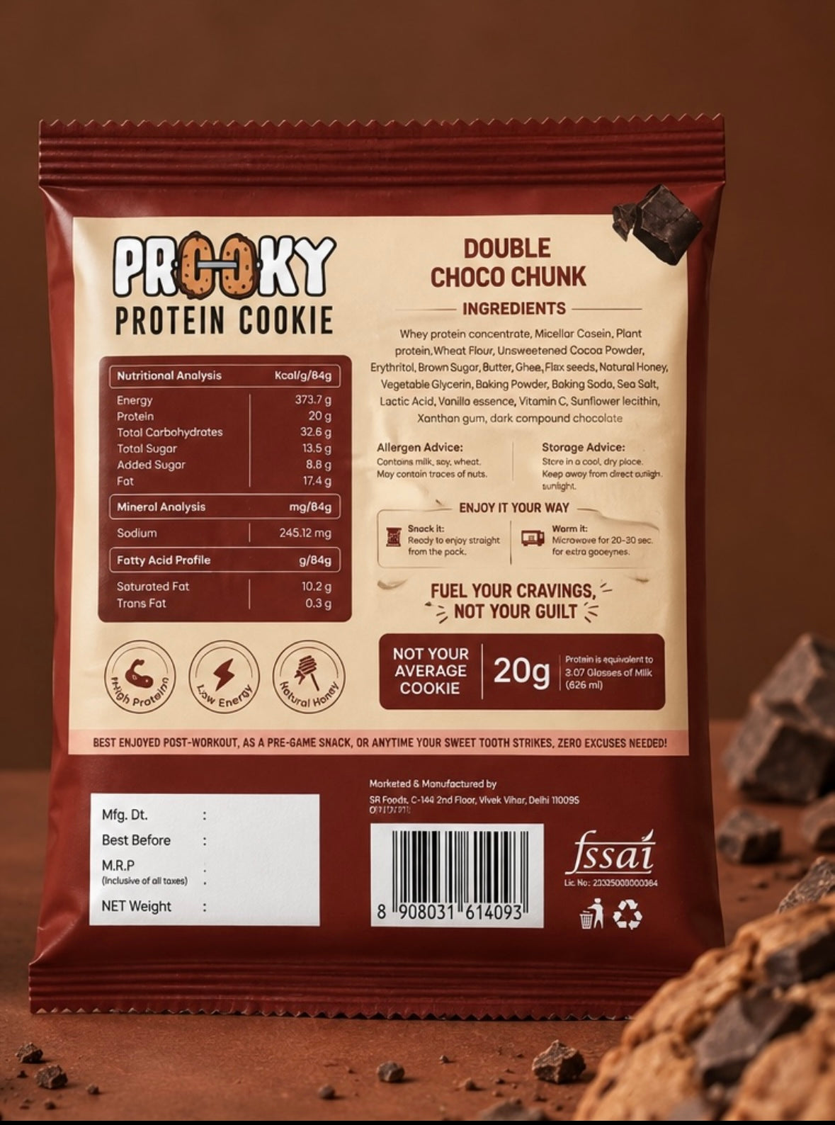 Double Choco Chunk Cookie